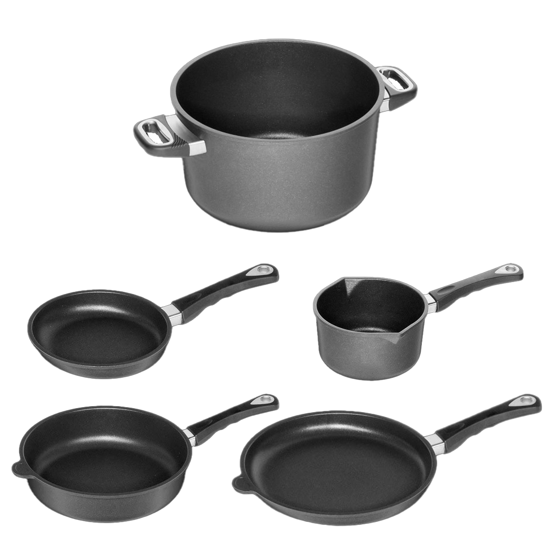 5-Piece Titanium Essential Cookware Set